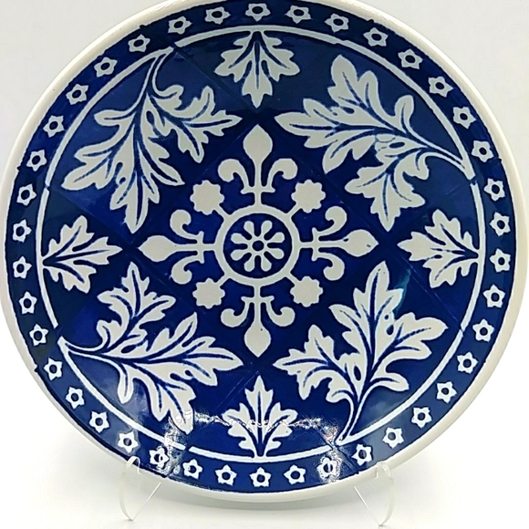 Williams Sonoma Other - 🌓HP! Salad Bowl by Williams-Sonoma 10" Bowl. Blue Tile pattern.